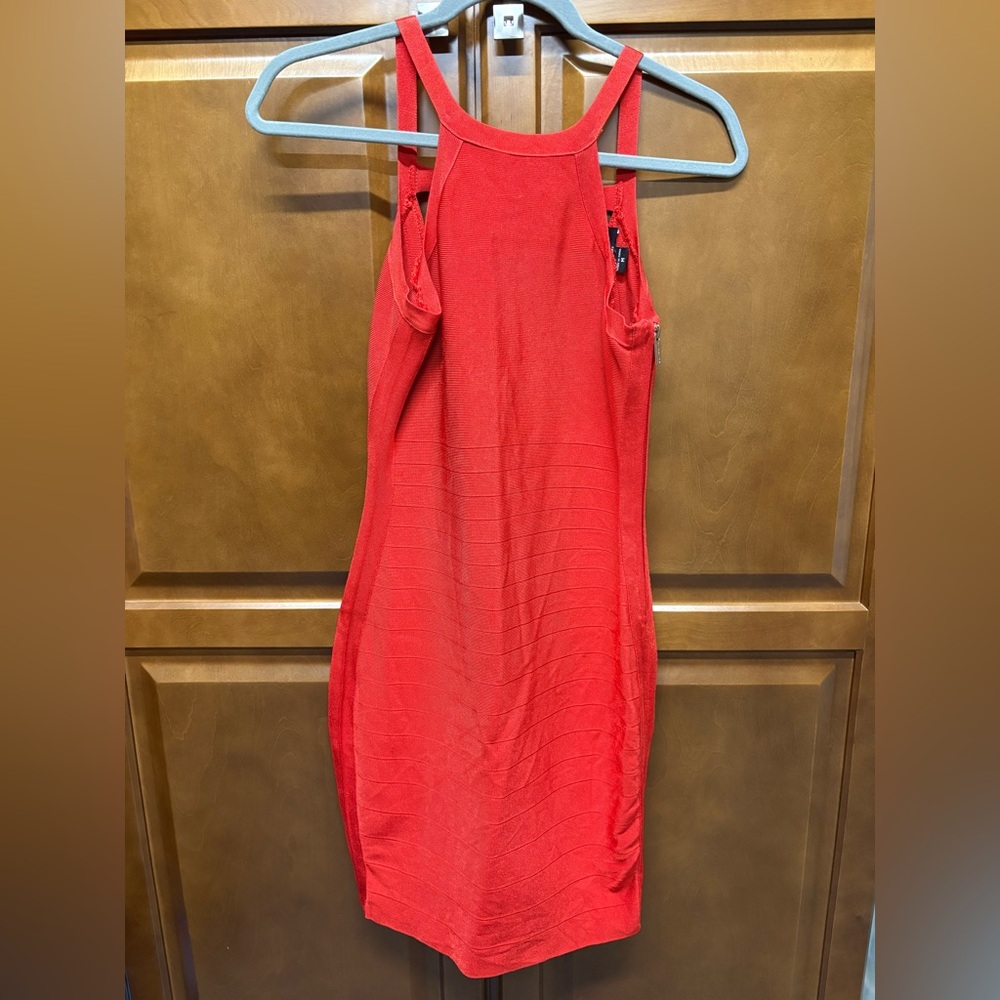 Elegant Red Sleeveless Dress